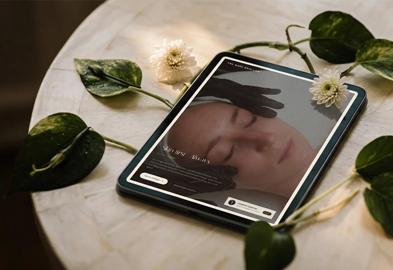 Mobile Darstellung einer Behandlung bei The Bare Skin Lab